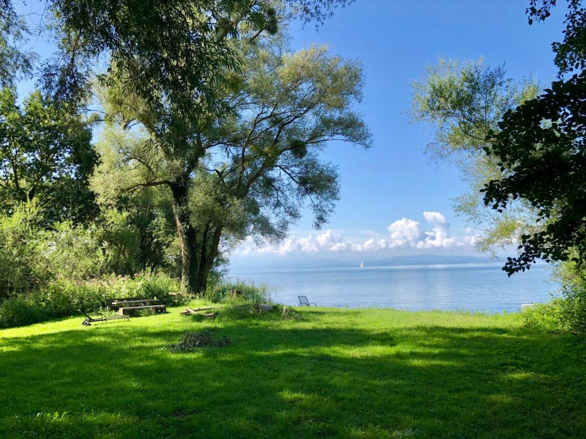 Ferien-Apartment Eisvogel Im Naturschutzgebiet Mit Privatstrand Фрідріхсгафен Екстер'єр фото